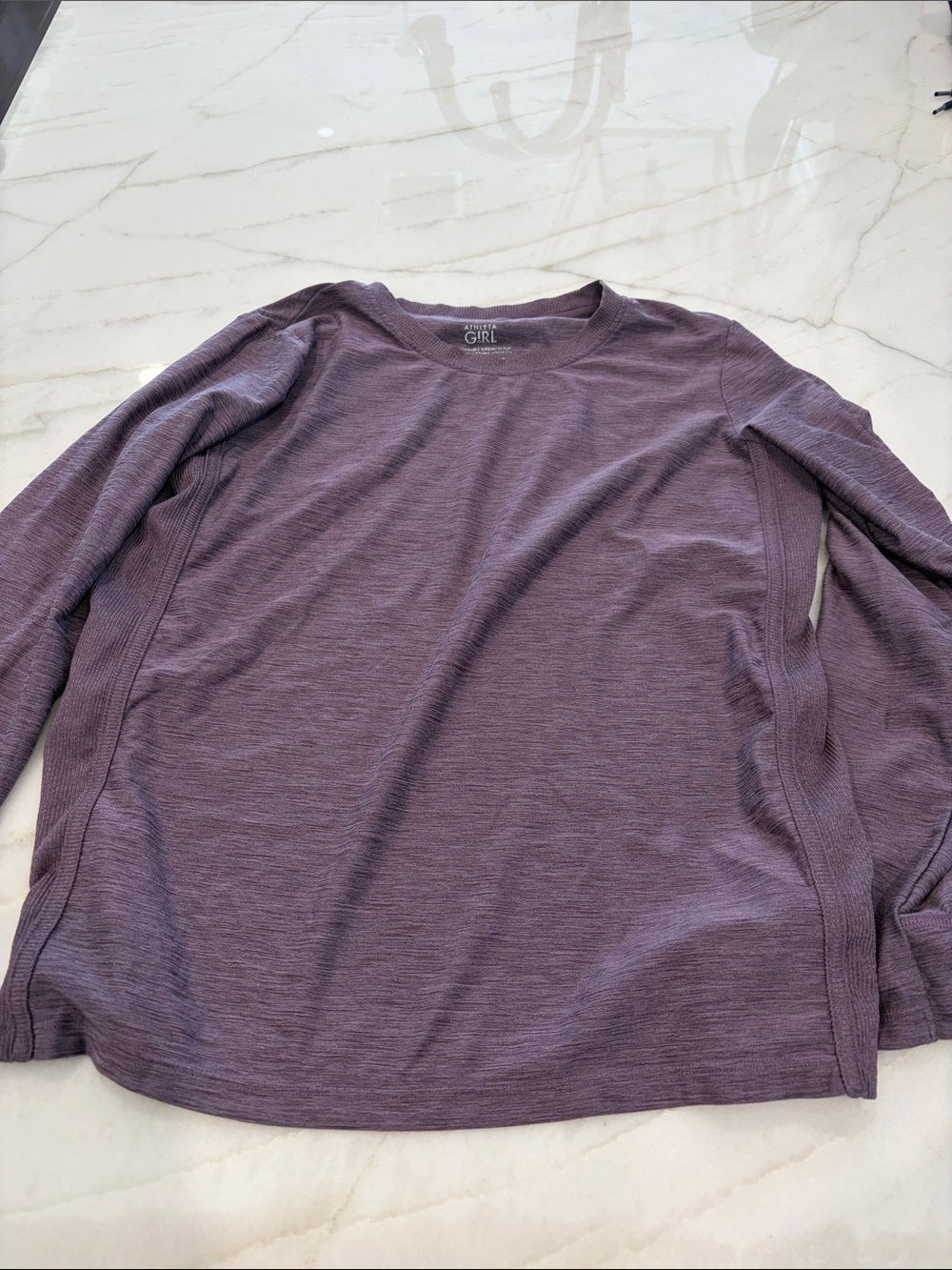 Athleta Men's Long Sleeve Crewneck Shirt - Dusty Purple